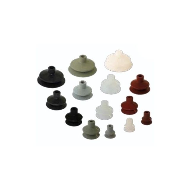 euroTECH Bellows Suction Cup BSC 55 FE 1.5 folds (NBR Black)