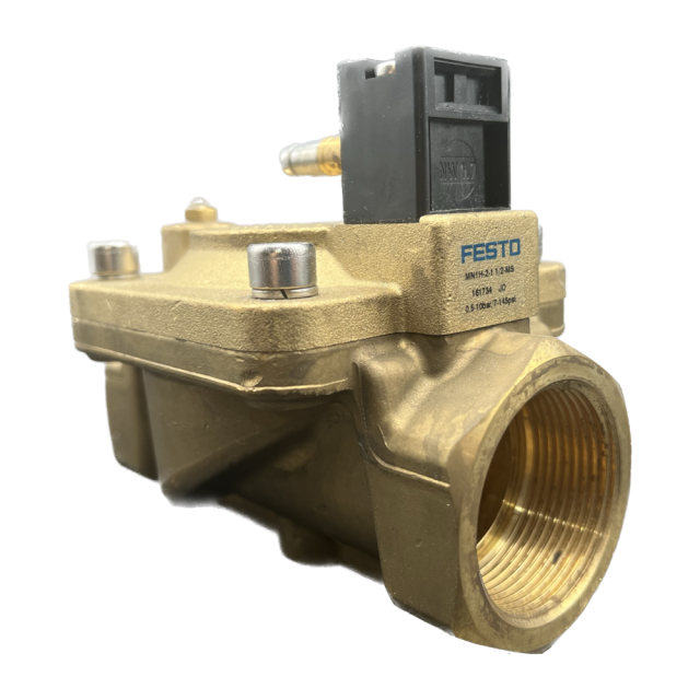 Festo Air Solenoid Valve MN1H-2-1 1/2-MS-NPT 24 Volt DC (161735)